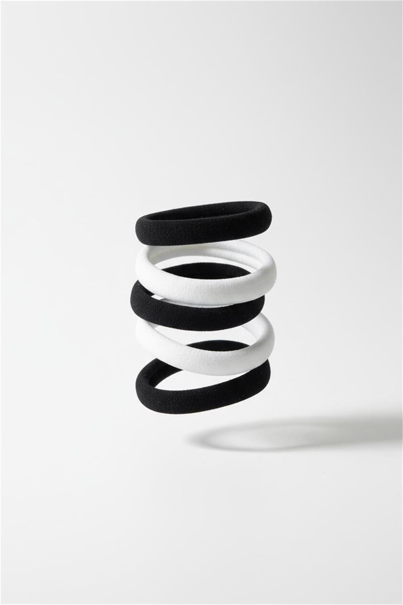 set di elastici per capelli